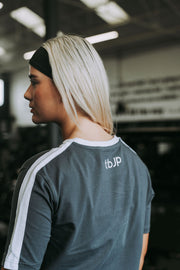 Do The Work Tshirt in Smokey Blue