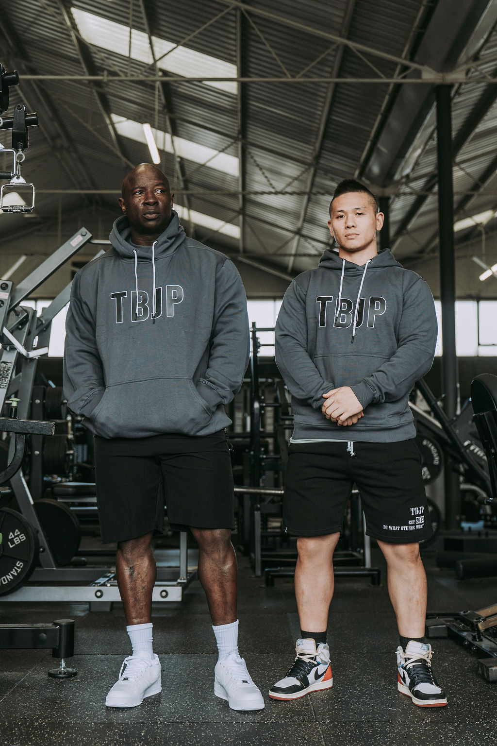 X Graphic Hoodie in Grey