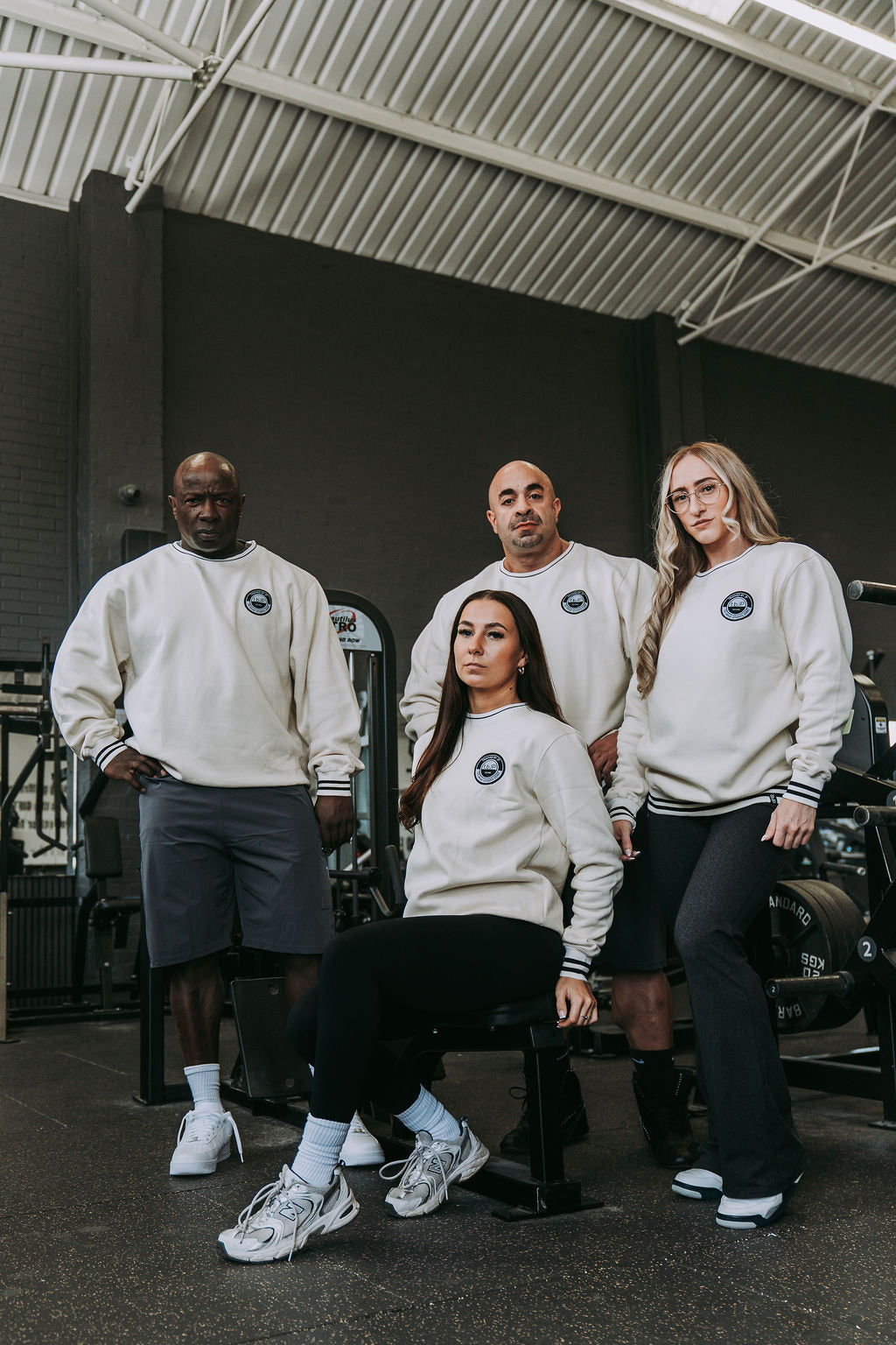 Varsity Sweater in Cream