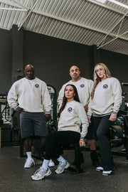 Varsity Sweater in Cream