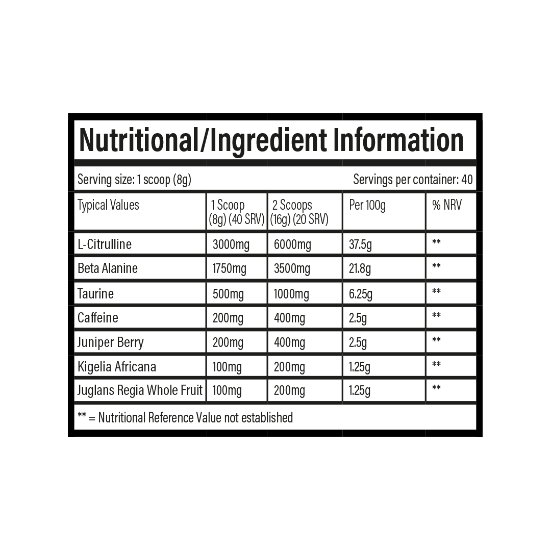DNFM! High Stim Pre Workout