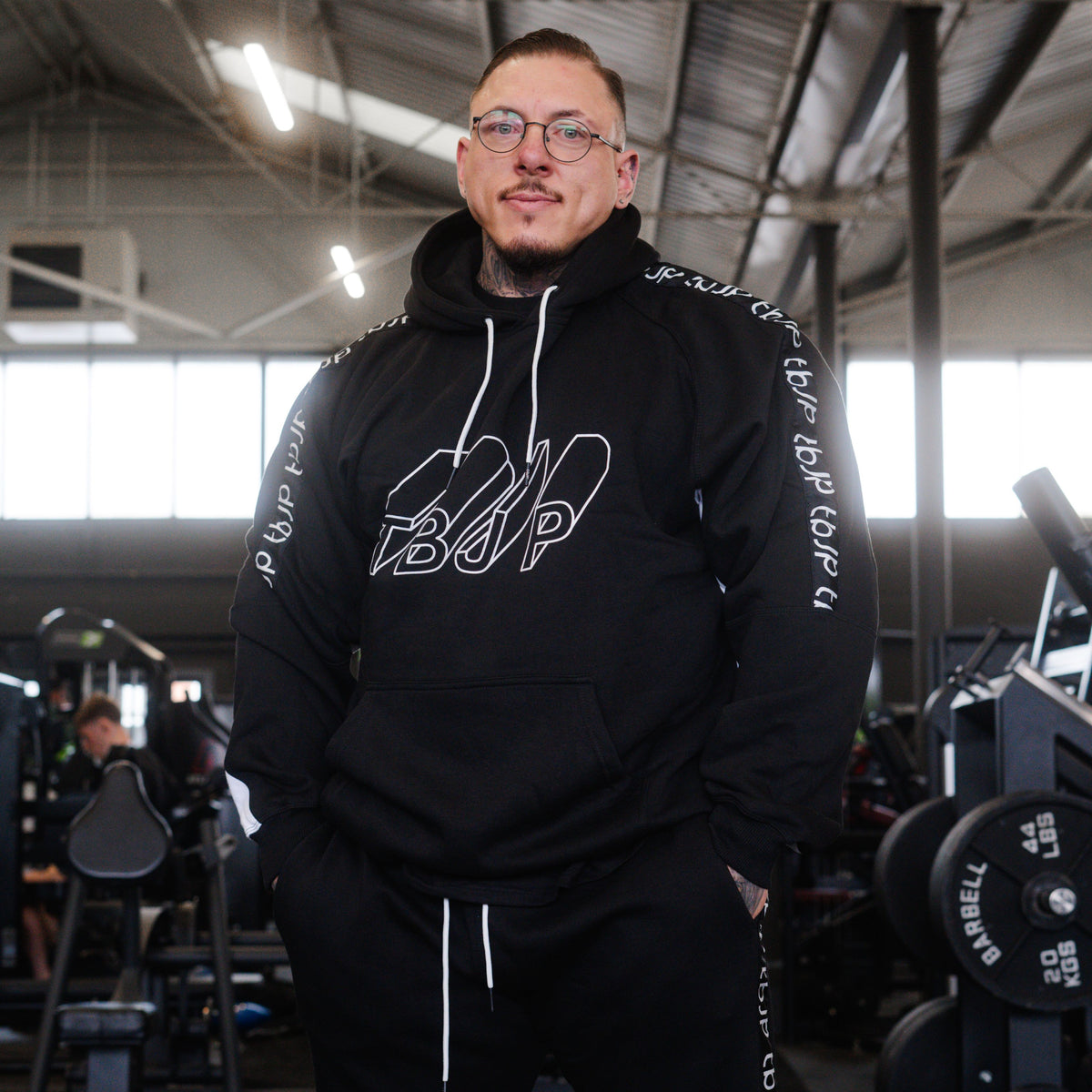 Black & White Contrast Hoodie