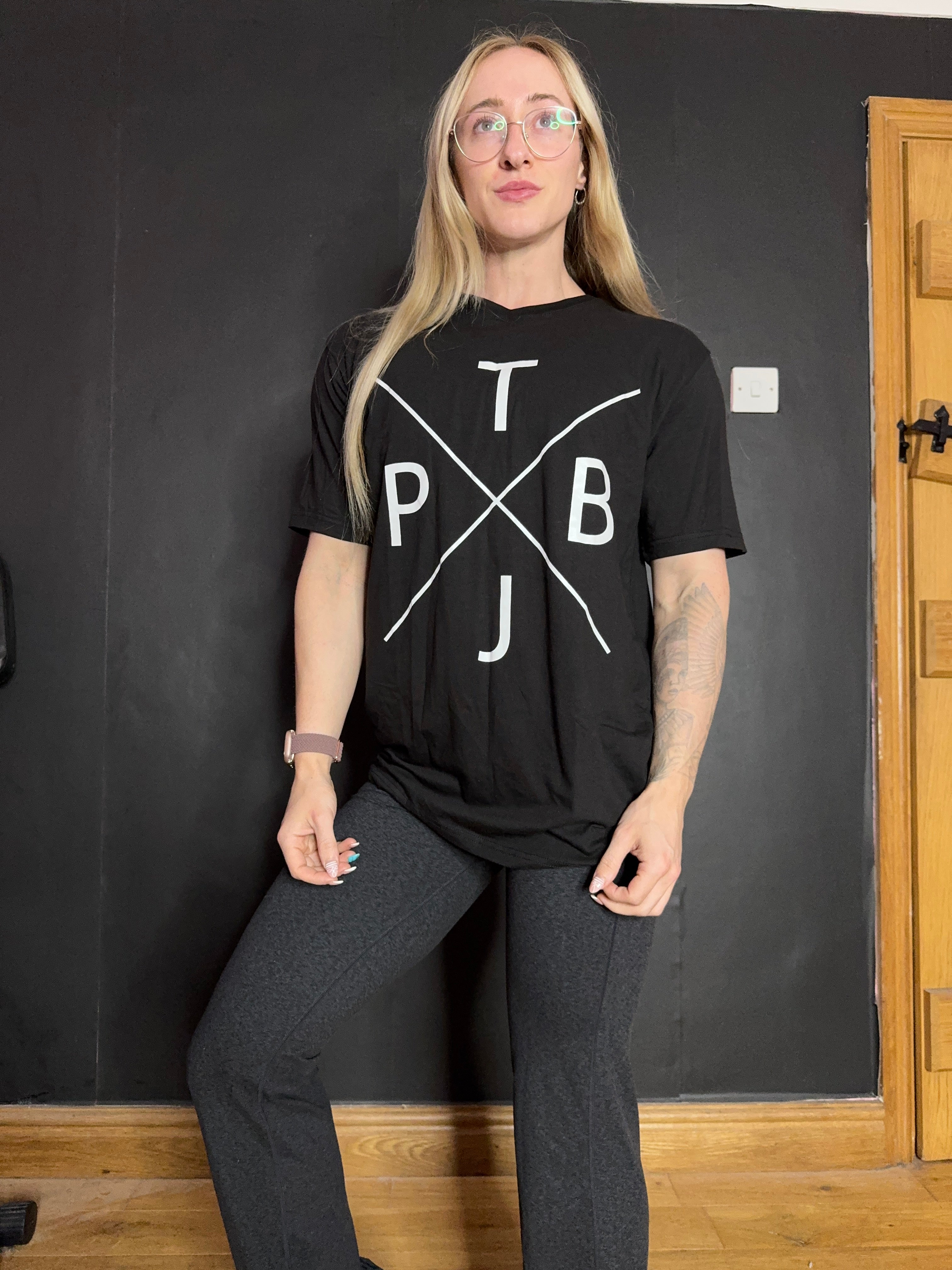 X Graphic Tshirt in Black