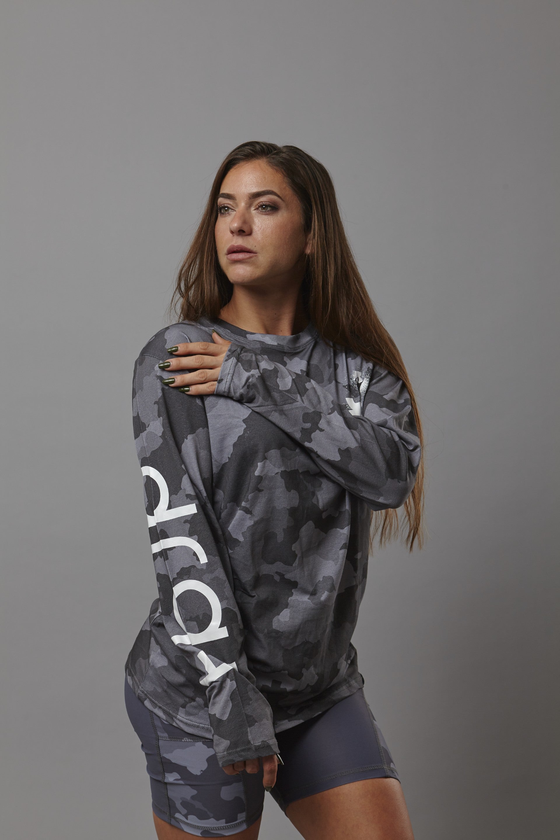 Long Sleeved Camo Top
