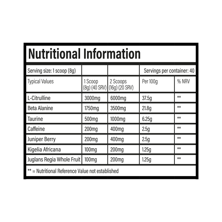 DNFM! High Stim Pre Workout